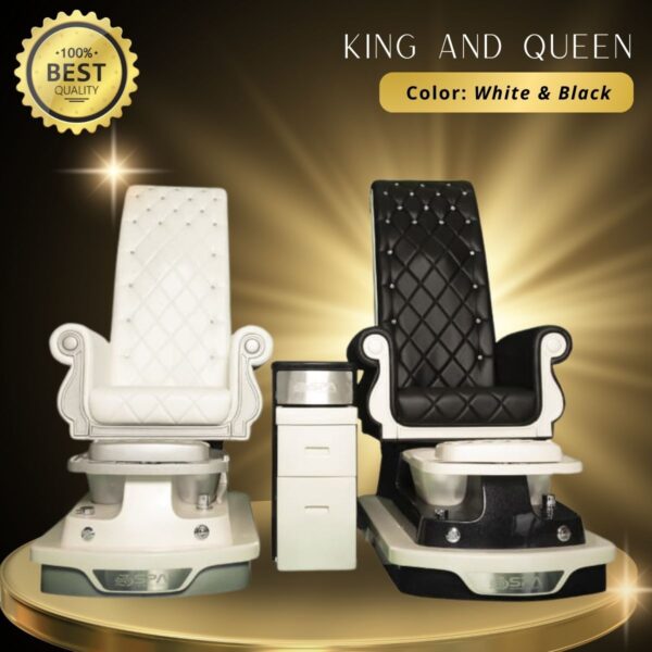 King and Queen Pedicure Chairs