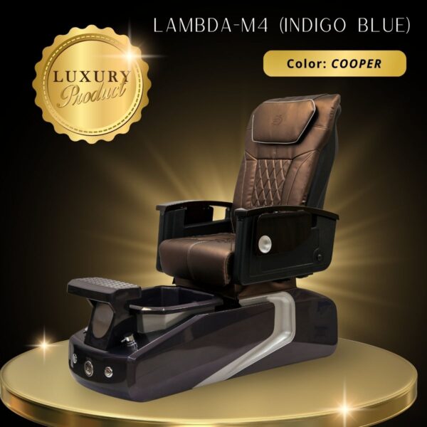 Lambda-M4 (Indigo Blue) Pedicure Chairs - Image 4