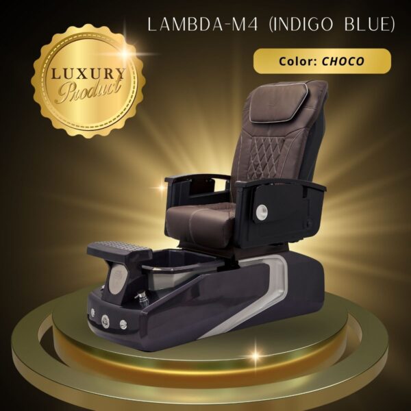 Lambda-M4 (Indigo Blue) Pedicure Chairs - Image 2