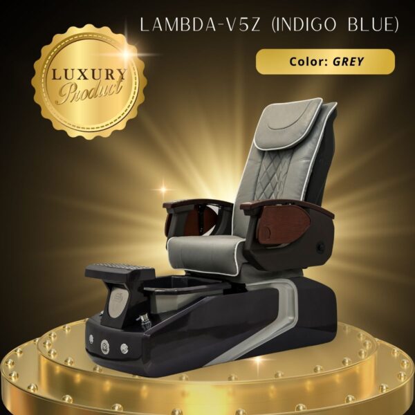 Lambda-V5Z (Indigo Blue) Pedicure Chairs - Image 3