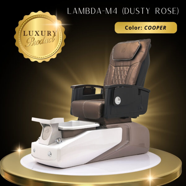 Lambda-M4 (Dusty Rose) Pedicure Chairs - Image 2