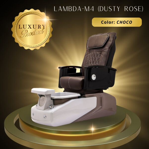 Lambda-M4 (Dusty Rose) Pedicure Chairs - Image 4